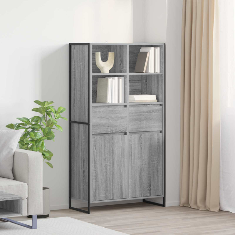 81cm Sideboard, Grey Sonoma