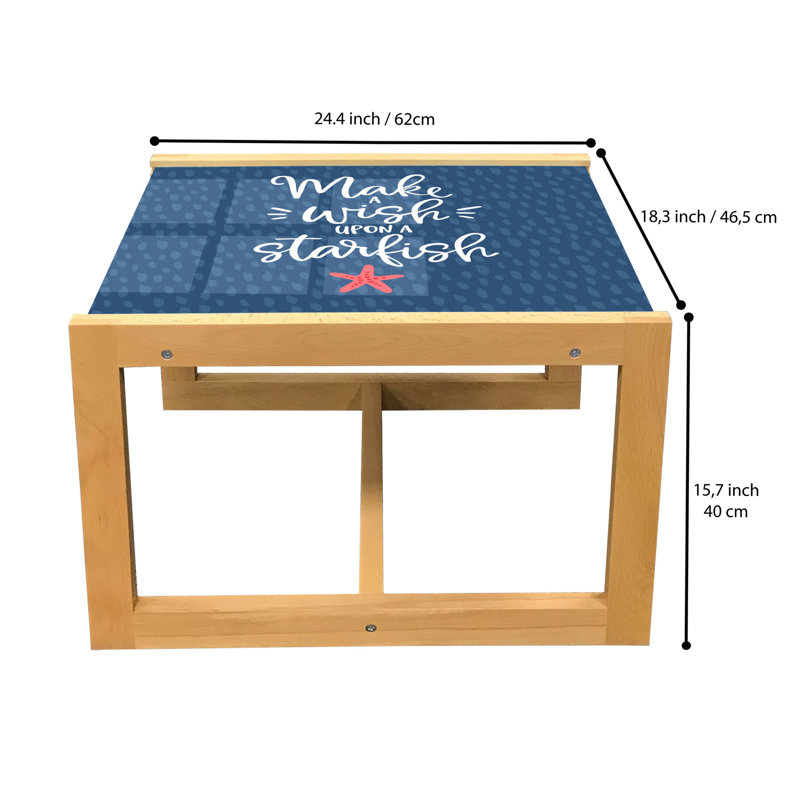 Jakendra Sled Coffee Table, 40cm H x 46.5cm W x 62cm D