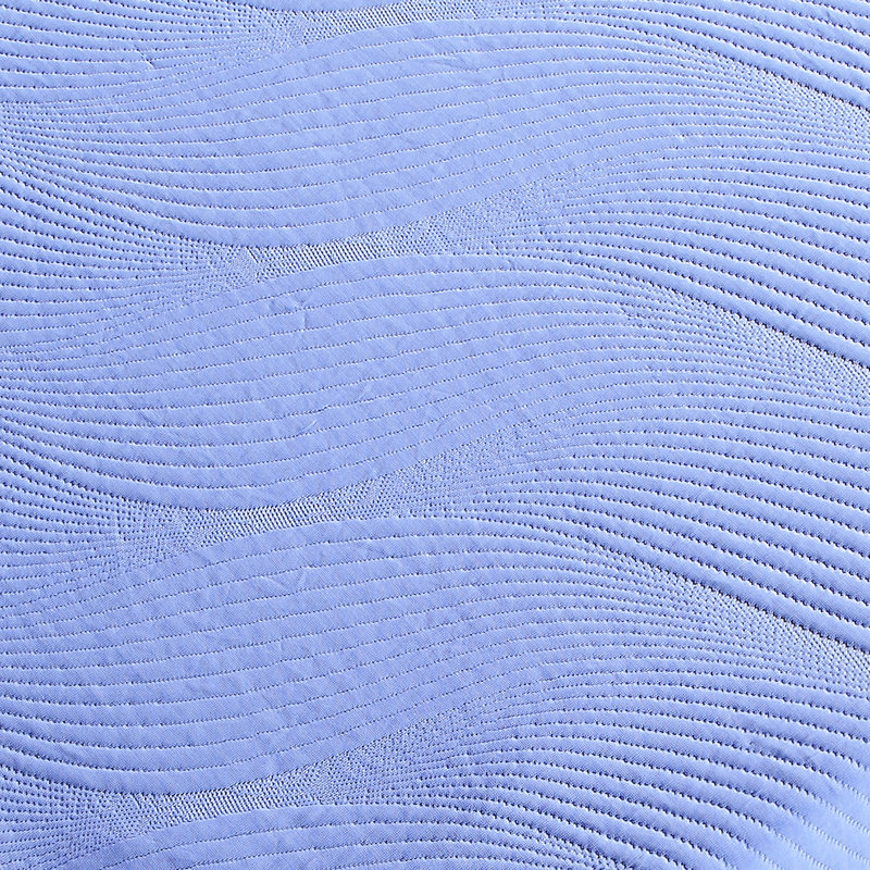 Adjustable Base With 12" Memory Foam Mattress - Spinal Support Foam, Queen Size Blue Ice Covered Alignment Coils,