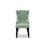 Chaises de salle à manger Dallas Parson - ensemble de 2 chaises capitonnées en polyester vert capitonné-216481497