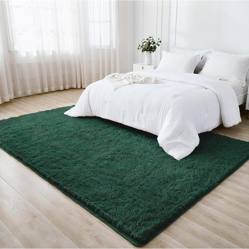 Rectangle Kiyohiko Commercial Use Area Rug with Non-Slip Backing, Rectangle 5' x 8'