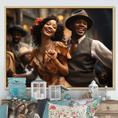 Jazz Harlem Renaissance II - reproduction sur toile