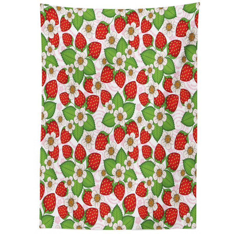Spring Dining Room Kitchen Tablecloth, 70" L x 52" W