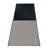 Harrish Custom Size Solid Black Color Medium Pile Slip Resistant Runner Rugs by Feet-624223337