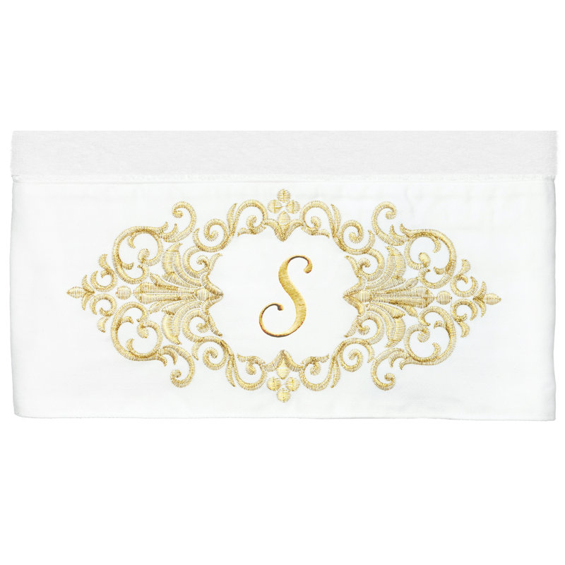 Linum Home Textiles 100% Turkish Cotton MONICA 2PC Embellished Bath Towel Set, S