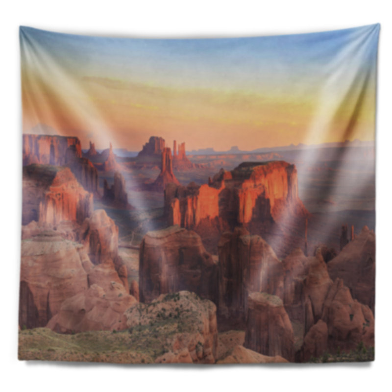 Tapisserie panorama mesa hunts landscape, H 32 po x l 39 po