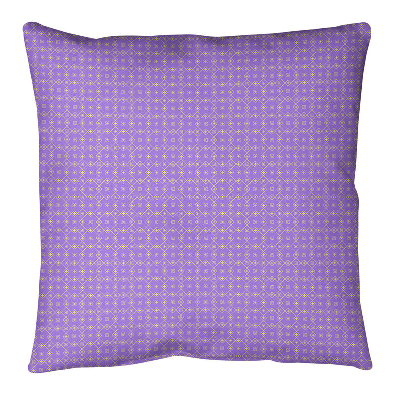 Coussin de sol Katelyn Elizabeth, 40 po x 40 po, Violet