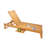 Wilson Outdoor Teak Wood Chaise Lounge