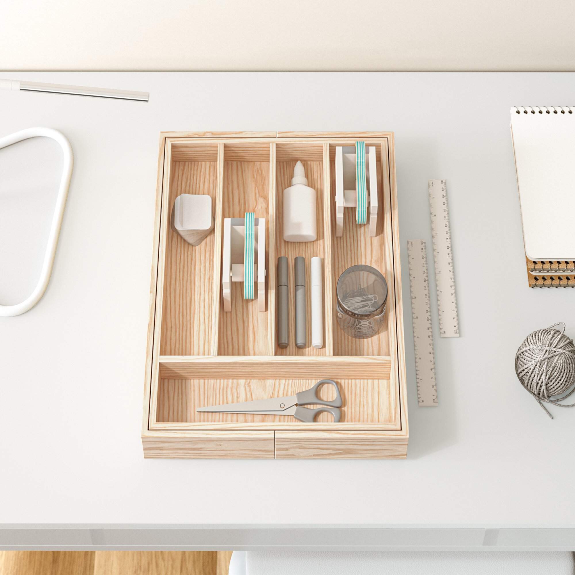 Rebrilliant Cantara Adjustable Drawer Organizer