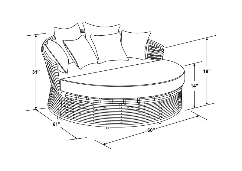 Anira Round Daybed
