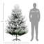 Arbre artificiel 17,49 lb, 6 pieds, 795 branches, ouverture automatique, plastique 19,8 pi