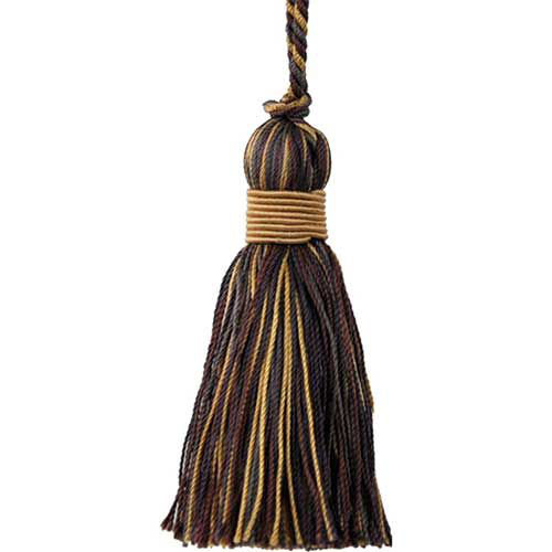 Rayon Curtain Tieback, Mixed Purple/Gold