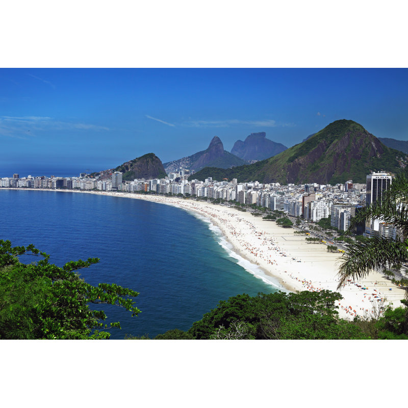 Copacabana Beach by Ribeirorocha - Wrapped Canvas Print, 81cm H x 122cm W