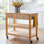 Chariot de cuisine Cherise avec comptoir personnalisable