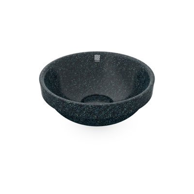 Woodio Soft40 15.748'' Wood Circular Bathroom Sink