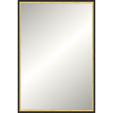 Black and Gold Old World Mirror