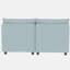 Canapé-lit modulaire avec rangement, tissu en chenille bleu antique, 4, profondeur 96,69 po, largeur 62,57 po, hauteur 31,97 po, capacité de poids de 184,4 lb-121077491