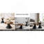 Ensemble de 2 tables basses rondes tendance, table d'appoint facile à nettoyer dans le salon et la chambre à coucher-132967097-132967098