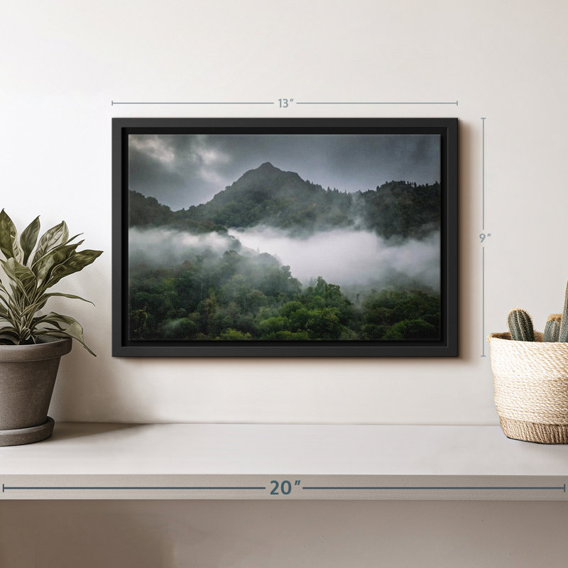 «Blue Ridge Cloudy Sky», art mural, H 9 po x l 13 po