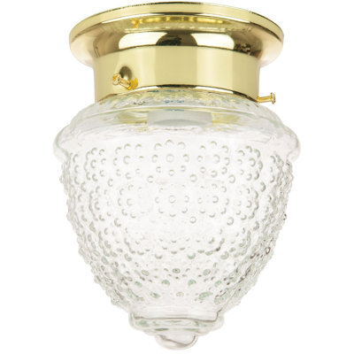 Hasaam Glass Flush Mount