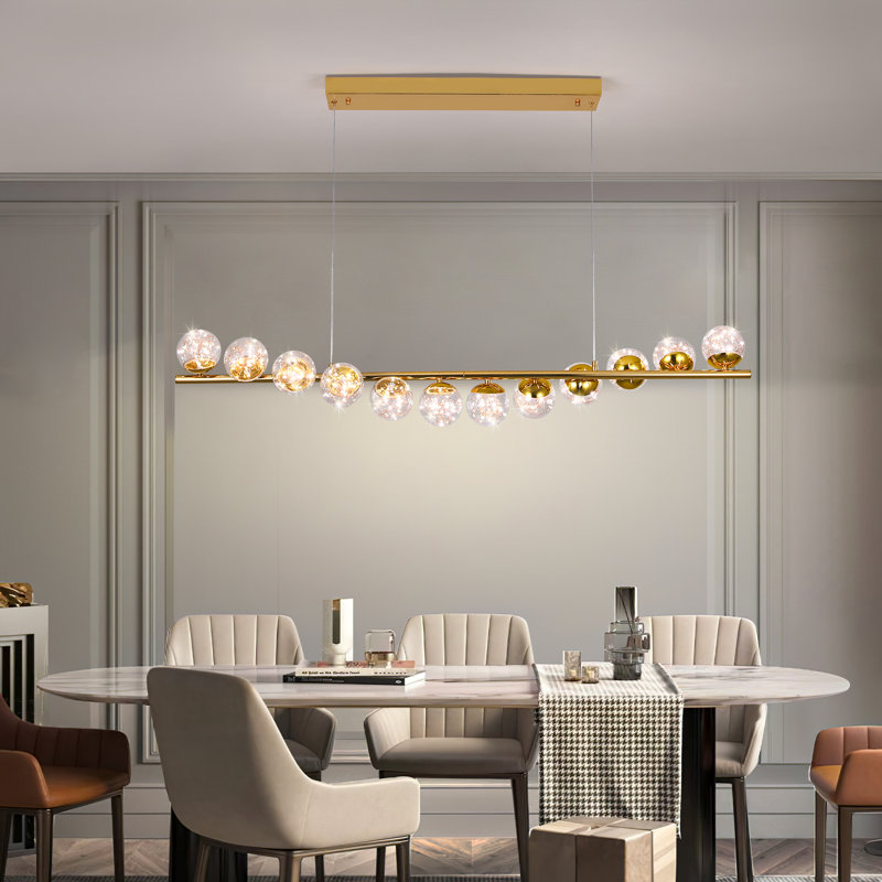 Nirupa 12 - Light Gold LED Kitchen Island Pendant