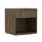 Clive 22" Mid-Century Modern 1-Drawer Nightstand in Walnut and Gold-1689114438