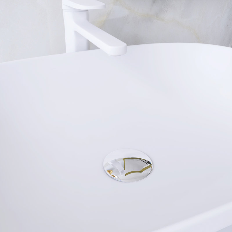 48 po Meuble-lavabo mural élégant avec lavabo en céramique