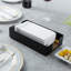 Metal and Solid Wood Flat Napkin Holder