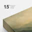«Misty Green Mountain Range Tranquil Nature Landscape», reproduction d'art sur toile encadrée-120420030-120796946