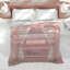 Édredon rose pour fenêtre-129134368