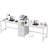 Melaniece Metal Base Computer Desk with Power Outlet-1106241949