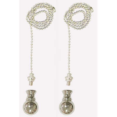 Small Ball Finial Ceiling Fan Pull Chain