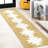 Savoy Minimalist Geometric Machine-Washable Moss/Cream Rug-1499225137