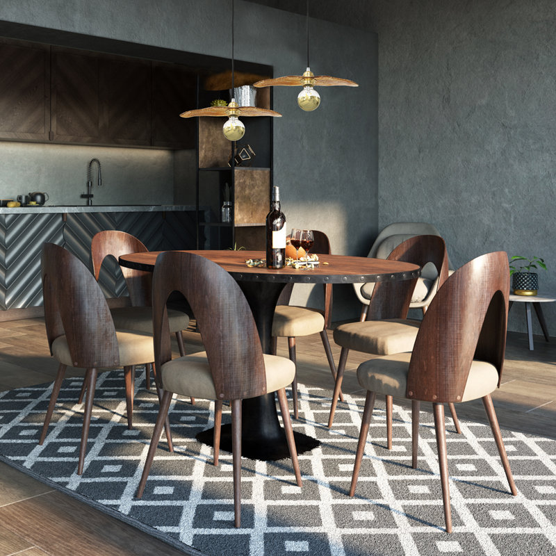 Farfalla 1 - Light Gold Geometric Pendant