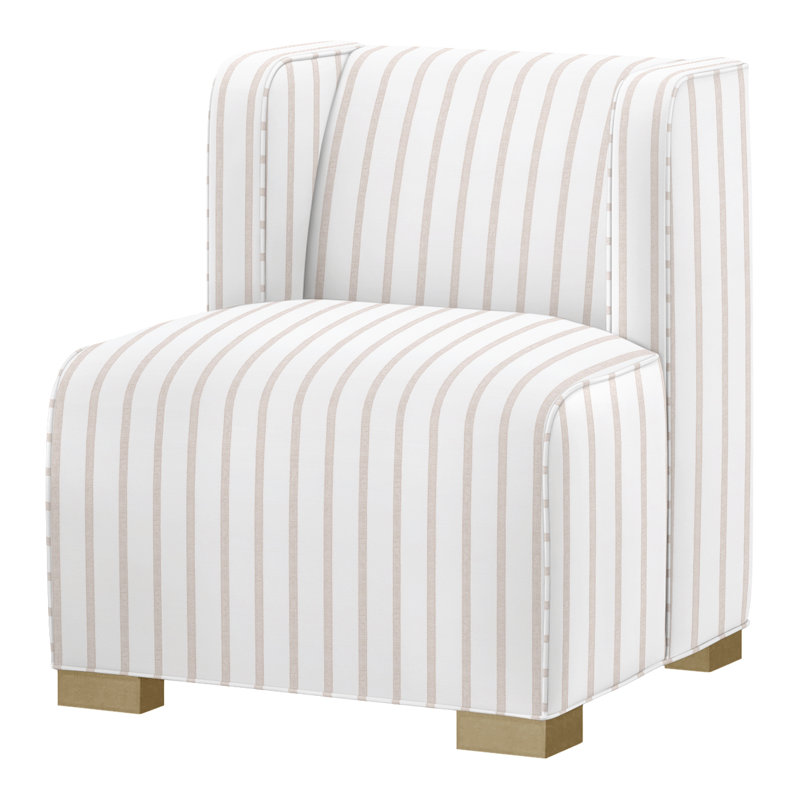 TAU Upholstery Slipper Chair, Dune, Page Oyster (Performance fabric) 1355-92
