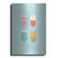 Luxe Wall Art «Summer Bathing Suits Blue» par Ann Kelle Designs, art mural en métal-102866282