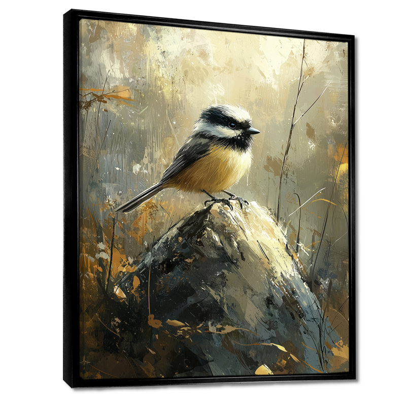 Kozak - Animals Wall Art, Noir, Impression encadrée flottante, H 20 po x l 12 po
