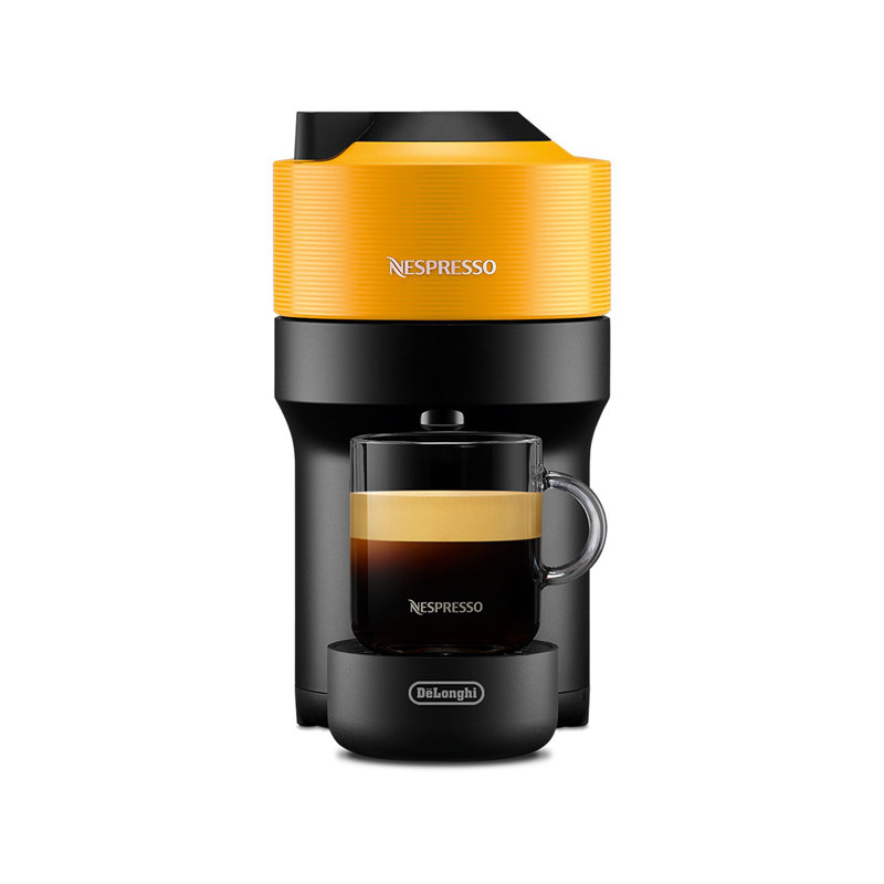 Nespresso Vertuo Pop Coffee Pod Machine by De'Longhi, Yellow