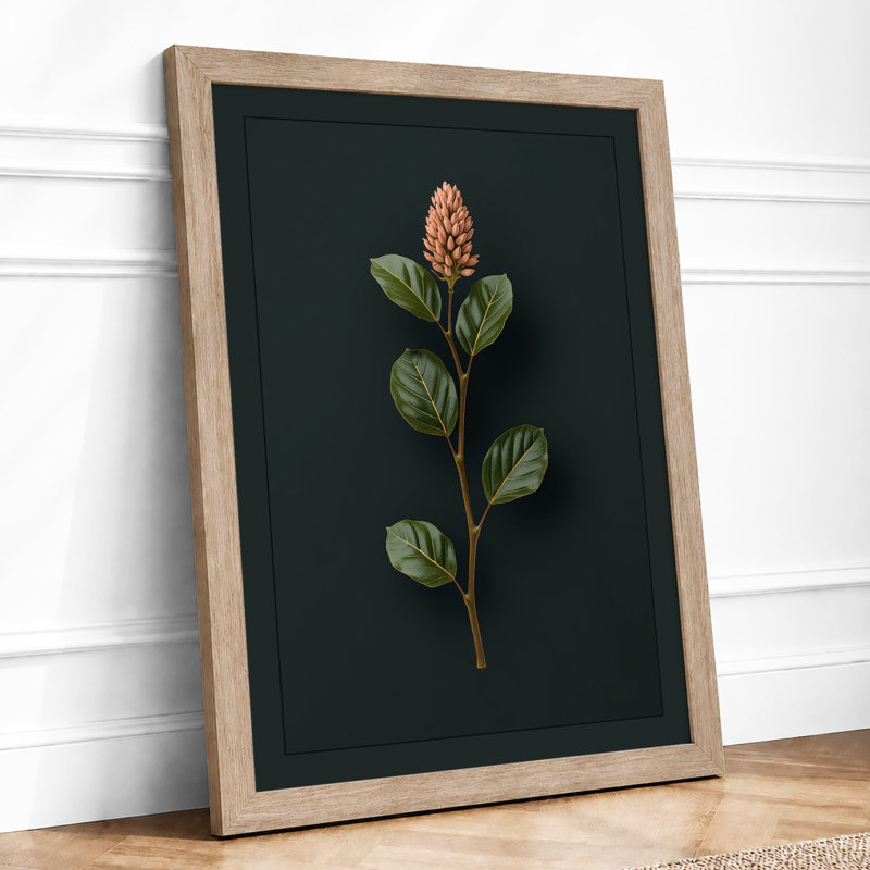 Study In Terracotta Botanical - Print, Oak, A3 - 42.0 x 29.7 cm