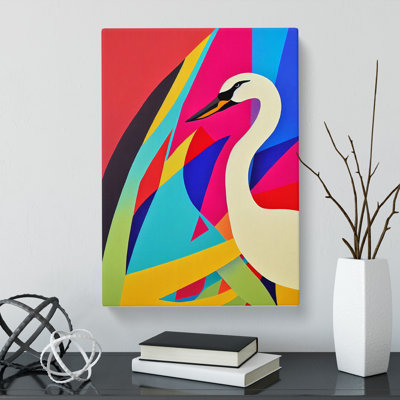Swan Pop - Wrapped Canvas