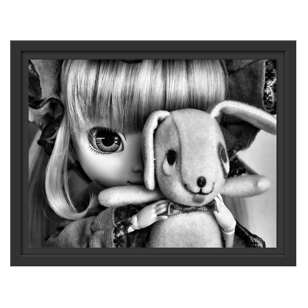 Gerahmtes Wandbild Rotkäppchen-Pullip