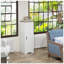 Armoire de rangement Farmhouse avec tablette réglable et porte de grange simple pour une organisation polyvalente