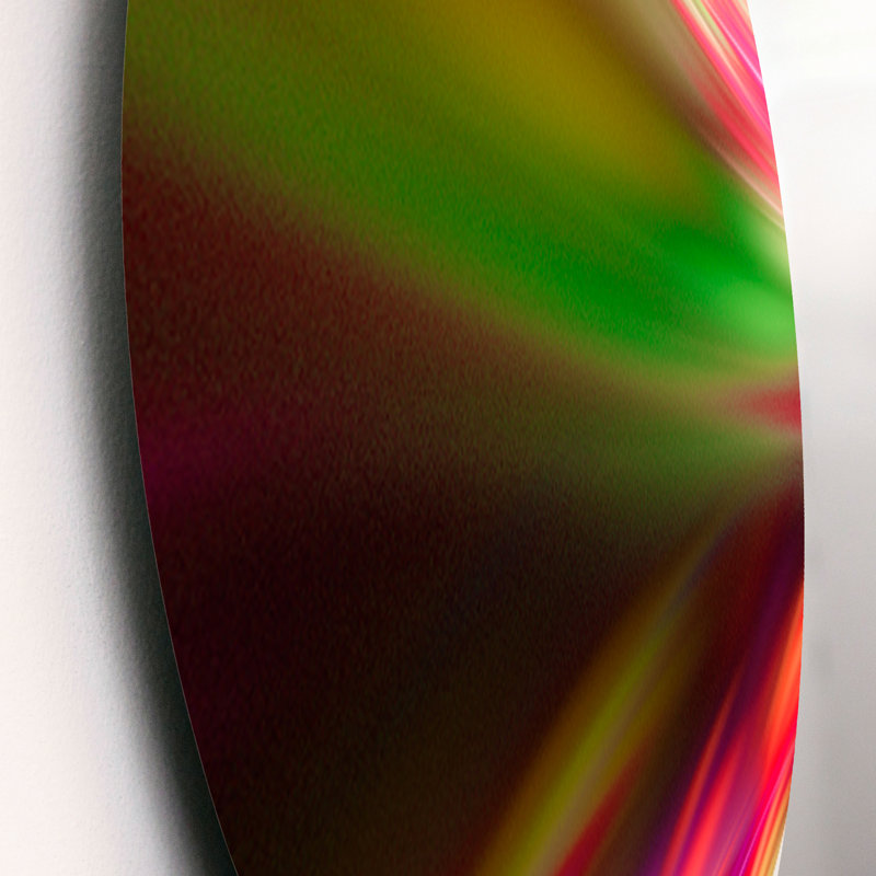 Exotic Multi Color Flower Petal Dance - Ensemble de décoration murale floral en métal