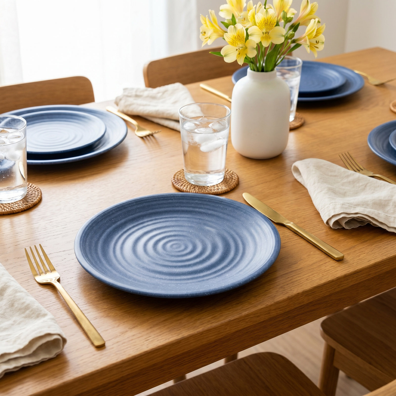 Denver 11" Dinner Plate, Indigo