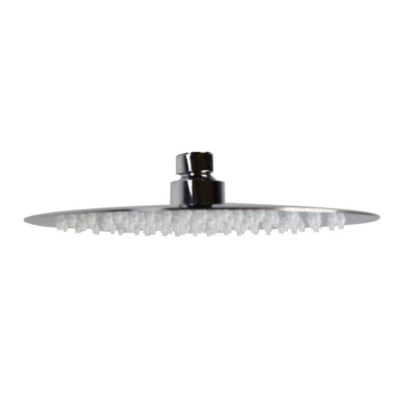 Pomme de douche 8 po, Chrome poli