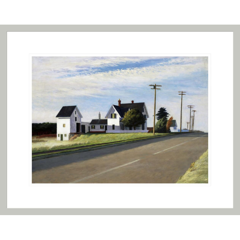 «Route 6 Eastham» par Edward Hopper, impression giclée sur cadre, H 17,25 po x l 21,75 po