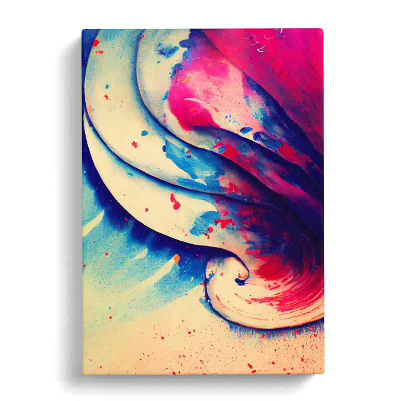 Seashell Splatter Vol.5 - Wrapped Canvas, 50cm H x 35cm W x 3cm D