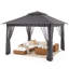Auvent extérieur 13X13 avec tente de patio moustiquaire-124798420-124927054