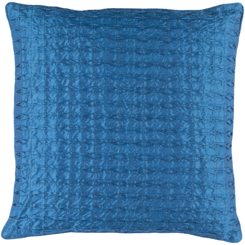 Rutledge Pillow Cover, 18" H x 18" W x 0.25" D, Blue