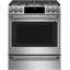 Café 30" 5.7 cu. ft. Smart Slide-in Dual Fuel Range with Griddle and Grill-1049651988